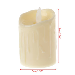 Flameless LED Swing Electric Flickering Tea Light Candle Wedding Christmas Decor E65B