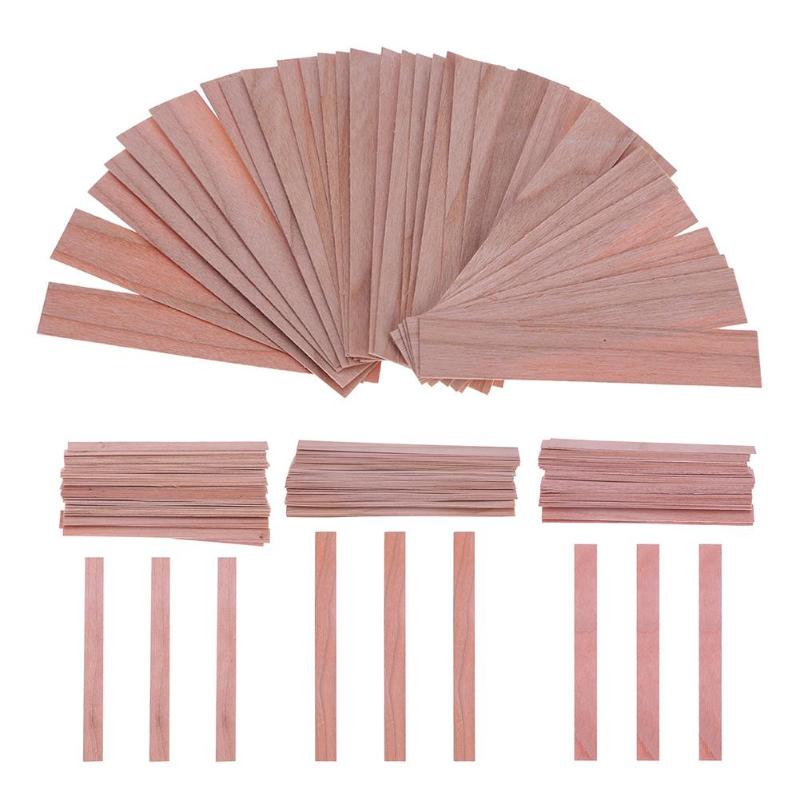 50Pcs Wooden Candles Core for Candles Soy or Palm Wax Candle Making Supplies DIY Candle Making Pick