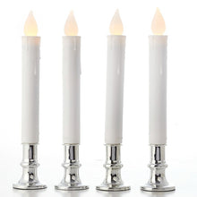 Load image into Gallery viewer, 4 pcs Flickering Flameless LED Candle Light with Holder Wedding Dinner Party Decor Christmas  LED Candle Lights Home Decoration