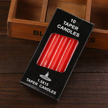 Load image into Gallery viewer, Black Candles Household Lighting Candles Daily  Decorate Candle Smoke-free Romantic Wedding Long Pole classic Candles